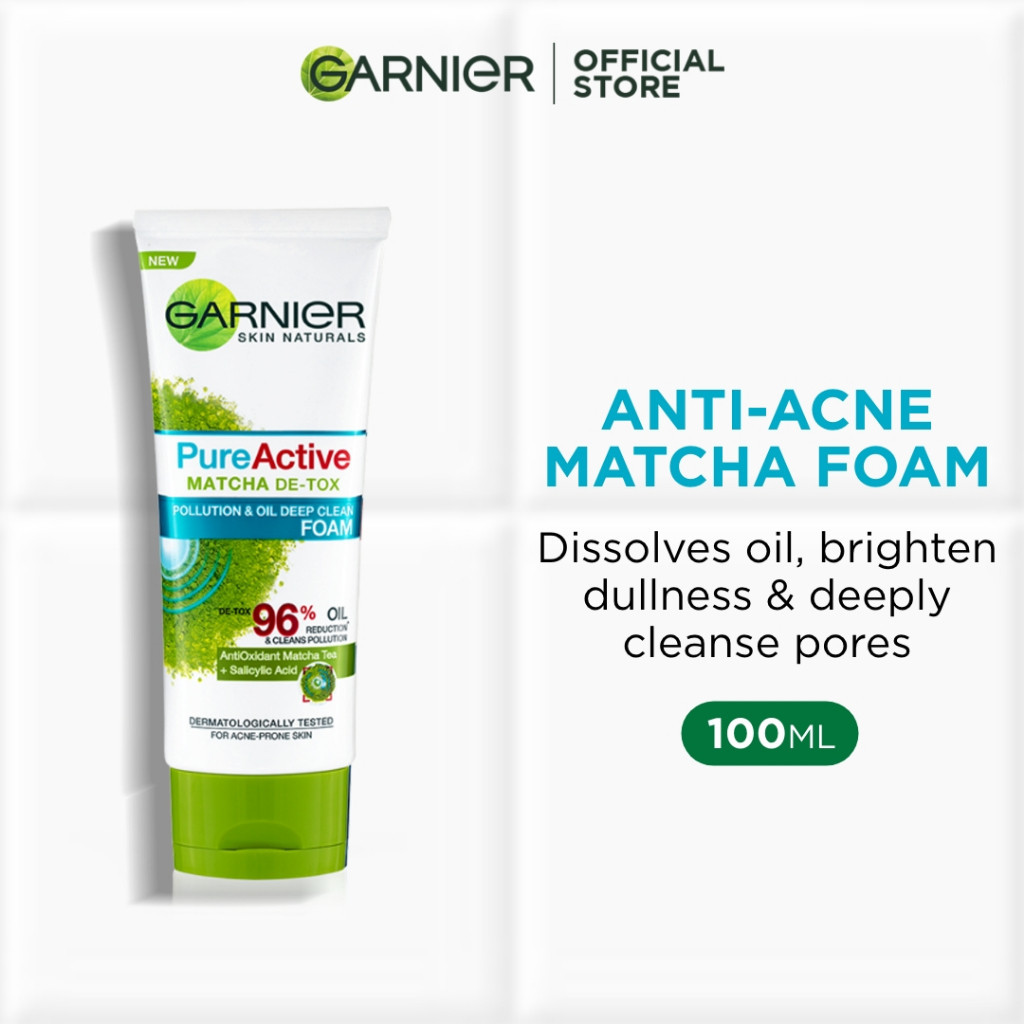 GARNIER PUREACT MATCHA DE-TOX FOAM