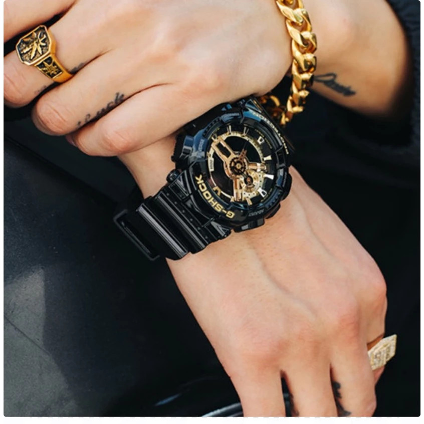 ?Original?G-SHOCK GA-110 series waterproof jam tangan lelaki men's and women's fashion dual display electronic watch