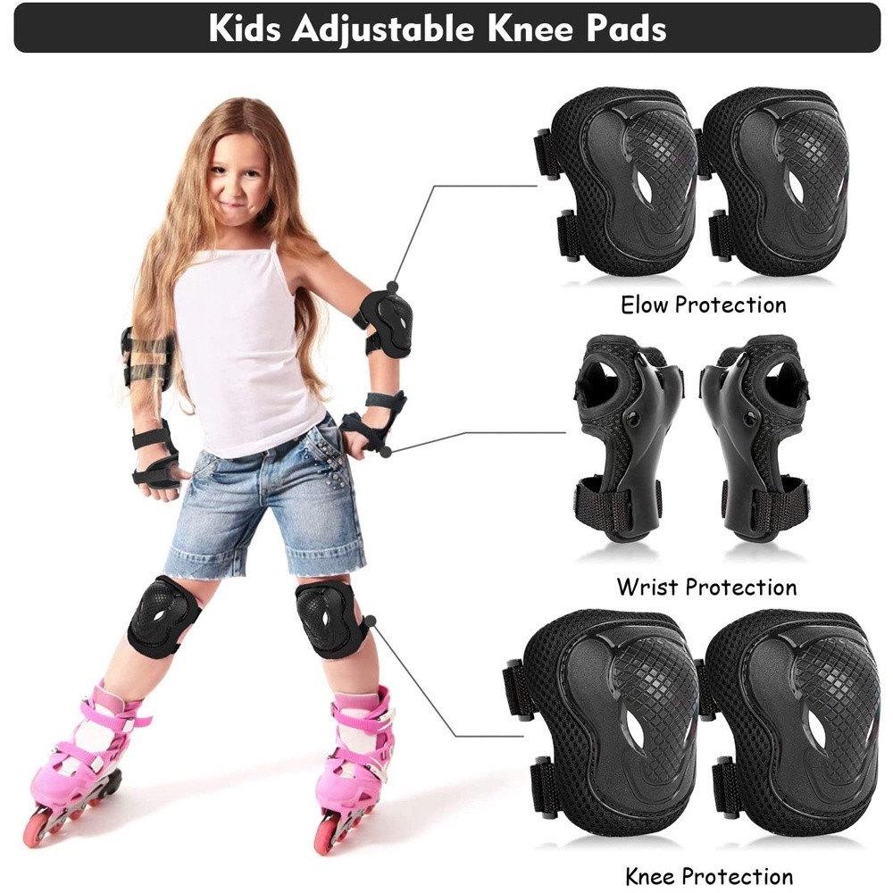 Luxury Classic Kids/Youth Protective Gear Set Kids Knee Pads Elbow Wrist Guard Protector 6 1 Scoot - Image 5