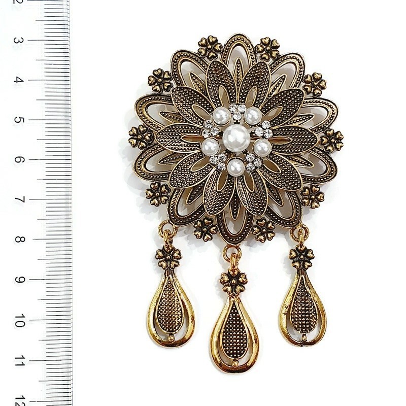 Durable Premium Bros Kebaya Kutubaru Susun dan Tumpuk Etnik Yogja/Aksesoris Jilbab Untuk Pesta Permata Jurai Multi Ve...