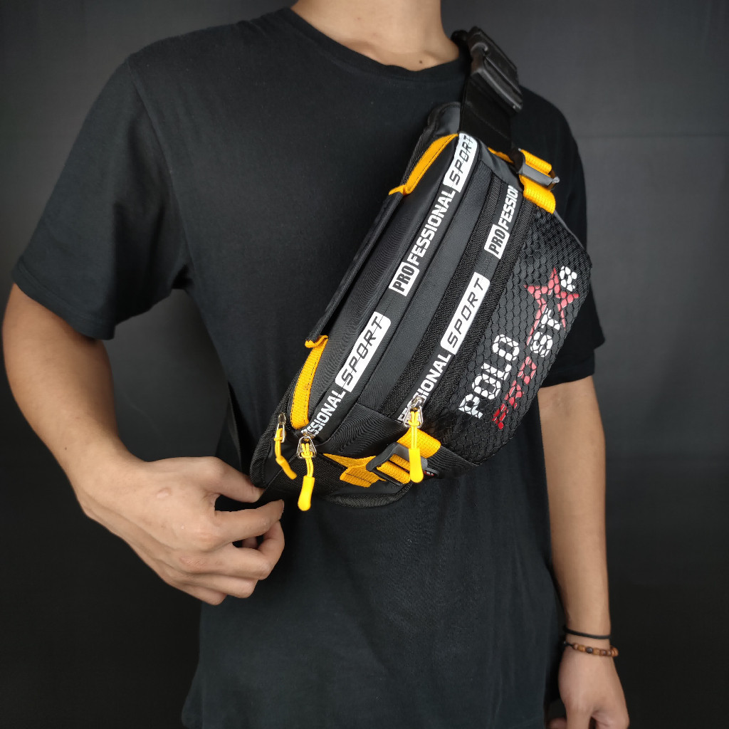 Men's Bag Waist Bag Original Polo Prostar Waistbag Waterproof Shoulder Sling Bag