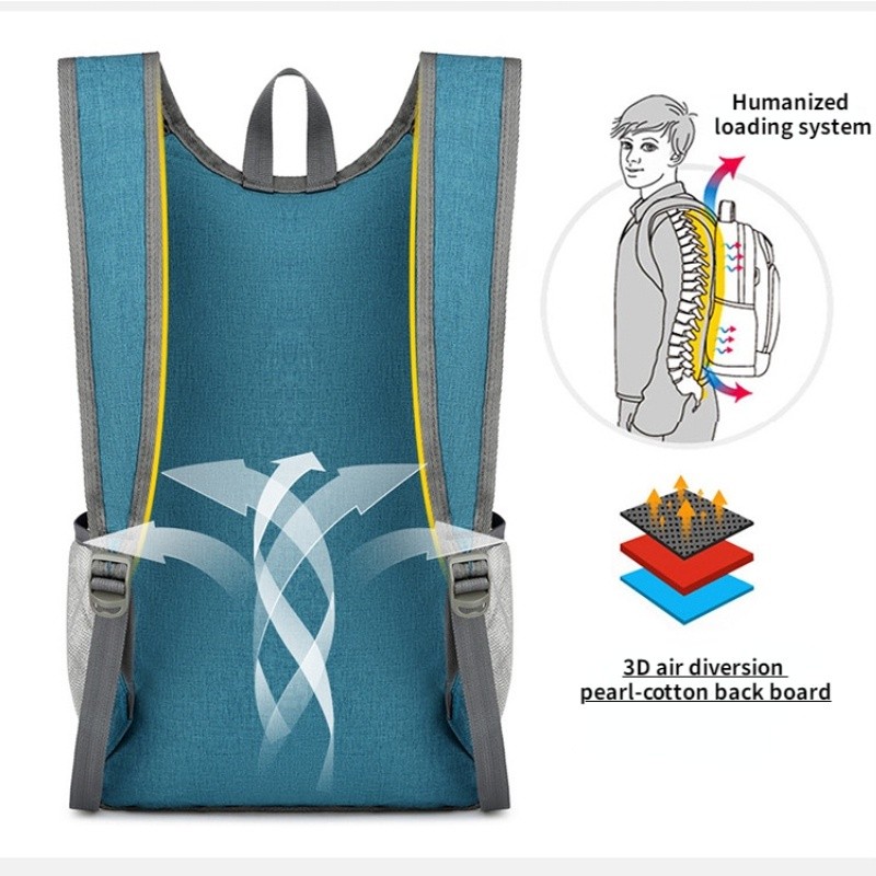 Chic Style Unisex Lightweight Outdoor Backpack Waterproof Portable Foldable Camping Hiking Travel Daypack Women Sport... - Image 5