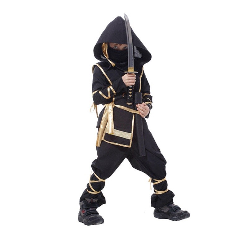 Have Durable Kids Dragon Ninja Costumes Purim Party Boys Girls Warrior Stealth Samurai Cosplay Assassin Fancy Birthda... - Image 5