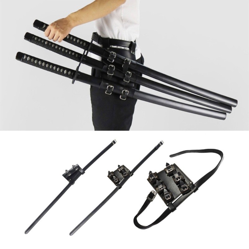 Durable Reliable NERV Knight Sword Holster Medieval Holder Belt Scabbard Katana Cosplay - Image 5
