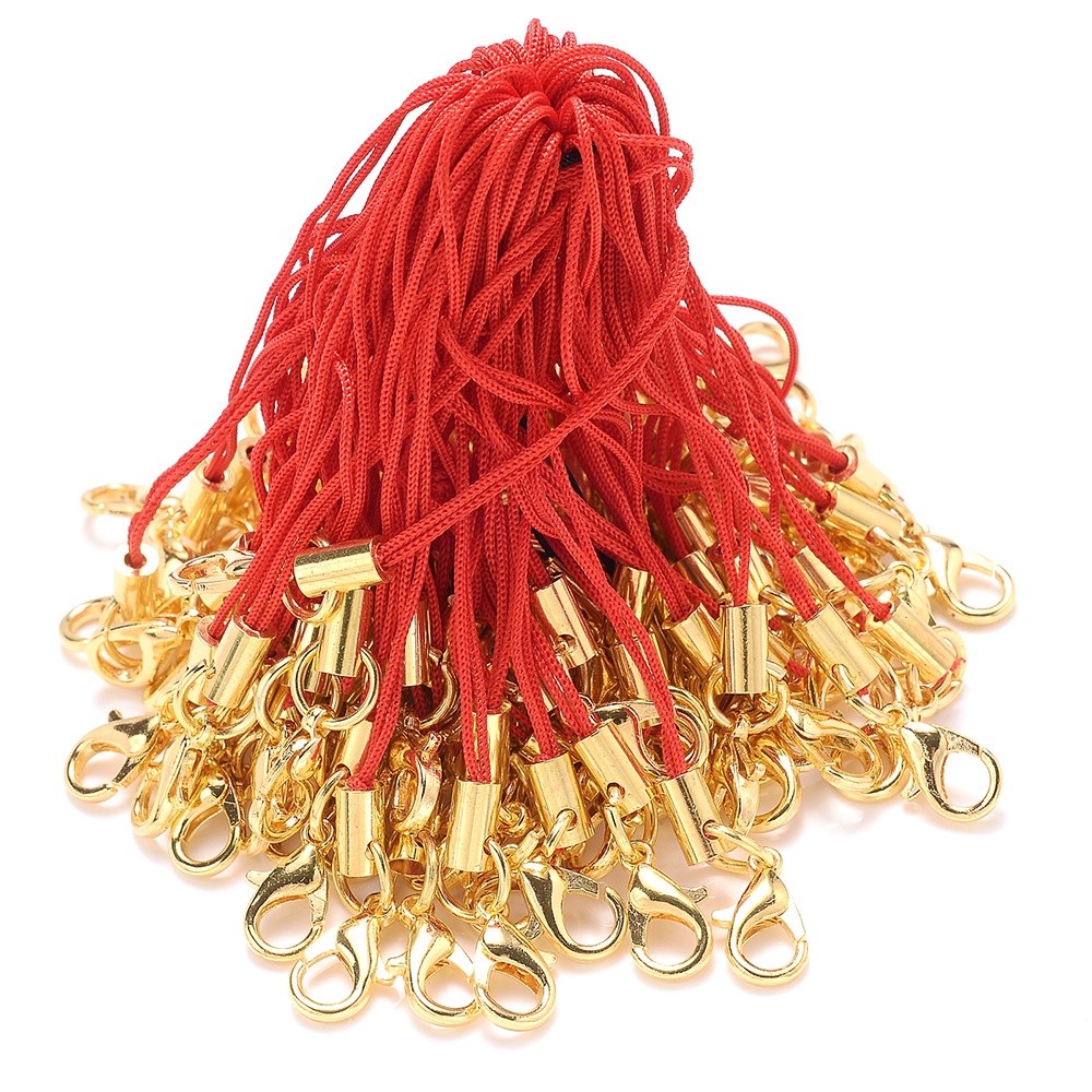 Chic Fashion 10Pcs 70mm colorful Lobster Clasp Polyester Cord Lanyard Lariat Strap Cords Cell Phone Mobile Craft DIY ... - Image 4