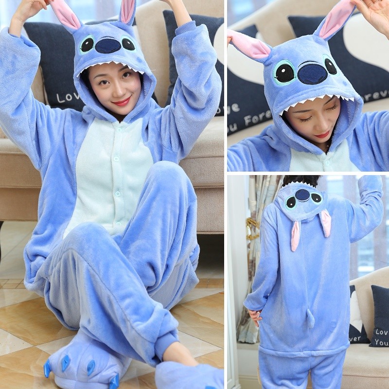 Essential Must Kigurumi Dinosaur Pikachu Onesies Kids Children Flannel Pajamas Jumpsuits Women Men Sleepwear Onepiece... - Image 4