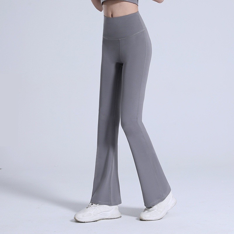 Premium Essential Women's Soft Flare Leg Yoga Pants High Waist Wide Palazzo Bell Bottom Sports Loose Leggings Durable - Image 5