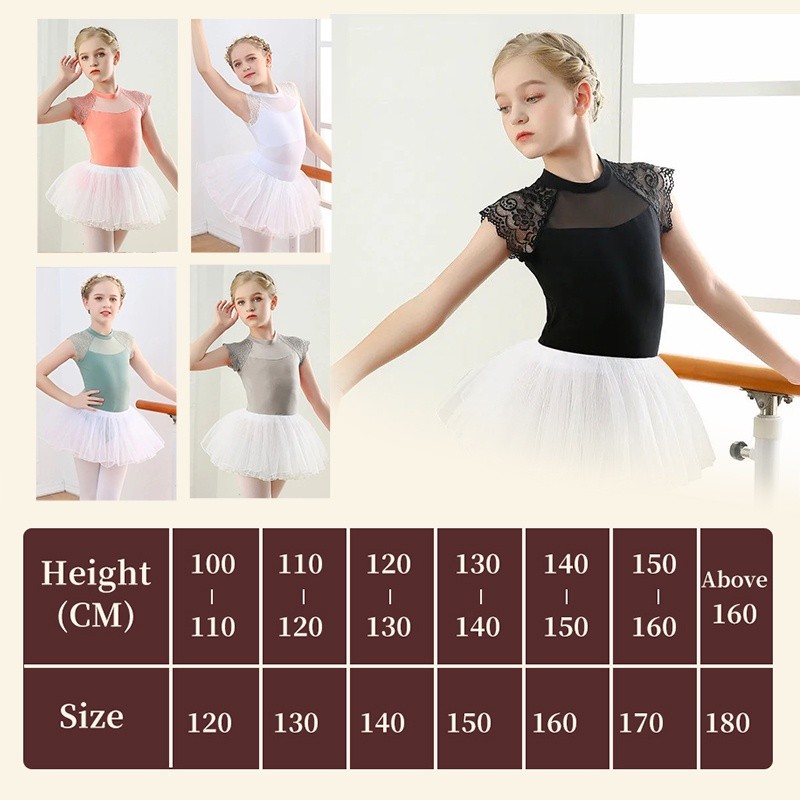 Premium Have Girls Dance Dresses Summer Ballet Tights Gymnastics Two-Piece Skirt女孩舞蹈连衣裙 夏季芭蕾舞... - Image 2