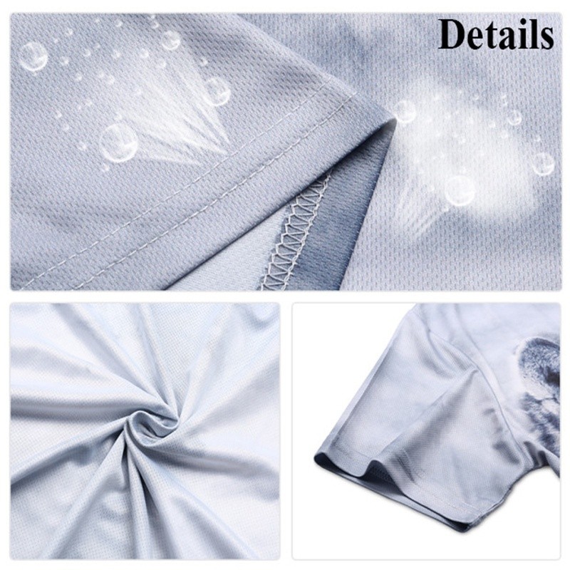 Premium Purpose Round Neck Short Sleeve Outdoor Quick Dry Running T-shirt Sports Tee Unisex Microfiber Have Durable - Image 5