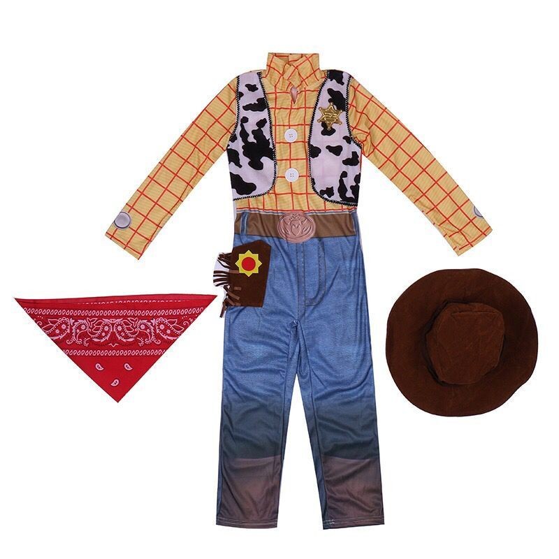 Essential Multi Toy Story Toddler Woody Classic Costume Adventure Hero Cosplay Suitable Children 4-12 Years Old Quality - Image 2