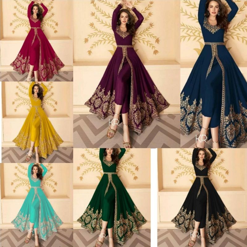 Have Quality 3 Size L XL XXL Embroidery SET LONG TUNIK Luxury PREMIUM Tunic INDIA AG Reliable Durable - Image 2