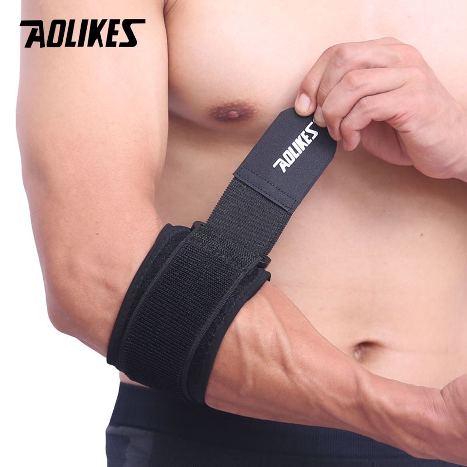 Style Accessory AOLIKES 1Pcs Adjustbale Tennis Elbow Support Guard Pads Golfer's Strap Lateral Pain Syndrome Epicondy... - Image 2