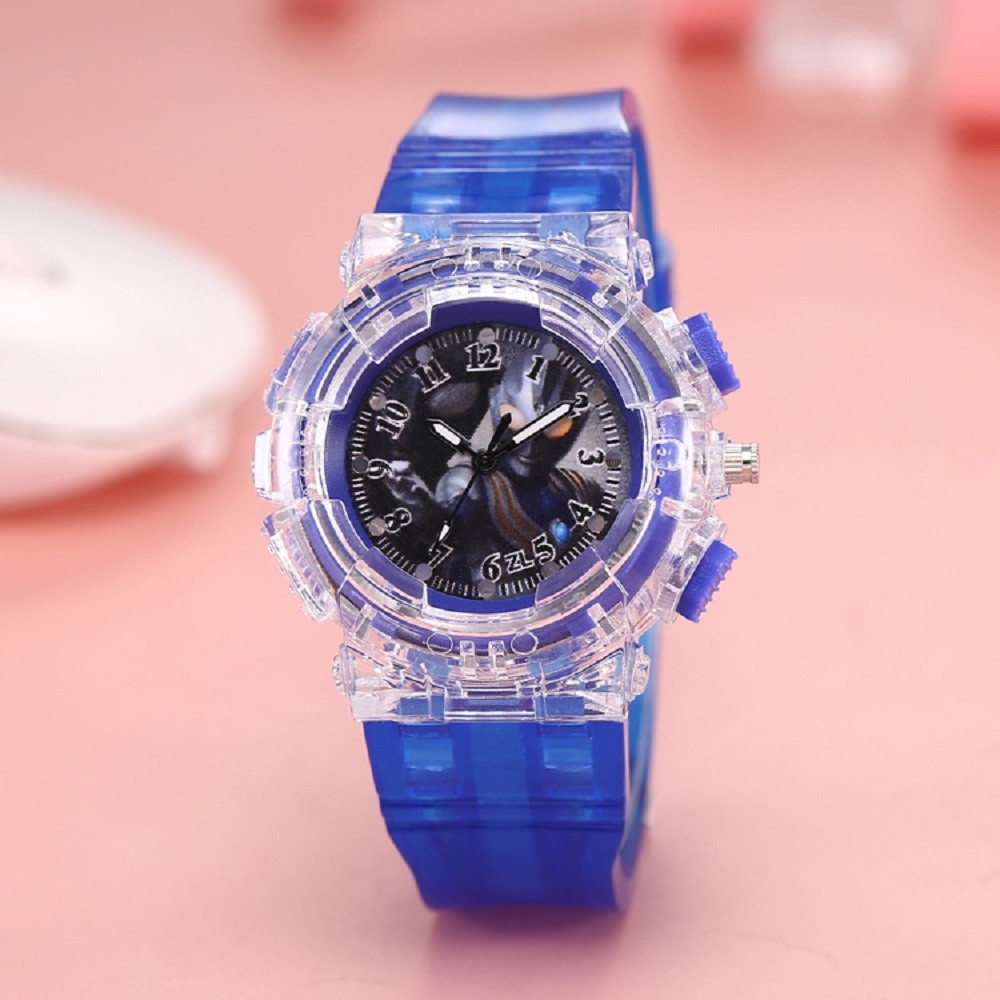 Analog Sport 2021-Ultraman Pattern Children LED Light Kids Watches Boys Girls Students Digital Watch 6 Colors Luxury - Image 5