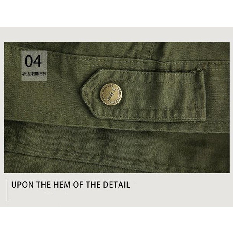 Duty Tool Baju Lelaki Men's pilot windproof jacket military tactics coat tooling cargo jaket men Craft Workshop - Image 5