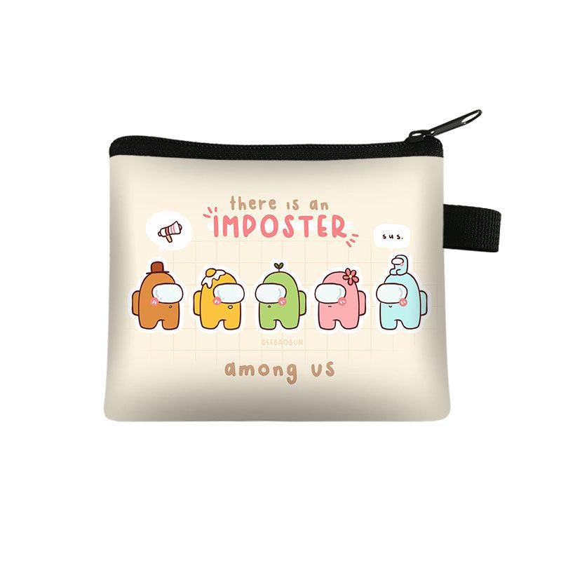 Chic Fashion Among Us Coin Wallet Student Boys Girls Card Bag Pocket Change Purse Mini Kids Cartoons Travel - Image 4