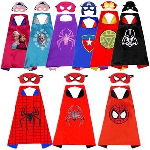 Multi Reliable Kids Superhero Fancy Boys Costume Cape Mask Birthday Halloween Cosplay Costumes Toys Must Versatile - Image 2