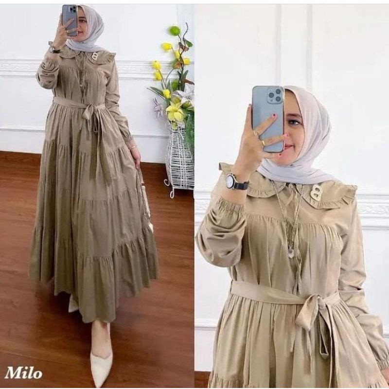 Versatile Premium 0jovinna MAXI DRESS GAMIS JUMBO SIZE S M L XL XXL MATT outfitt Purpose - Image 3