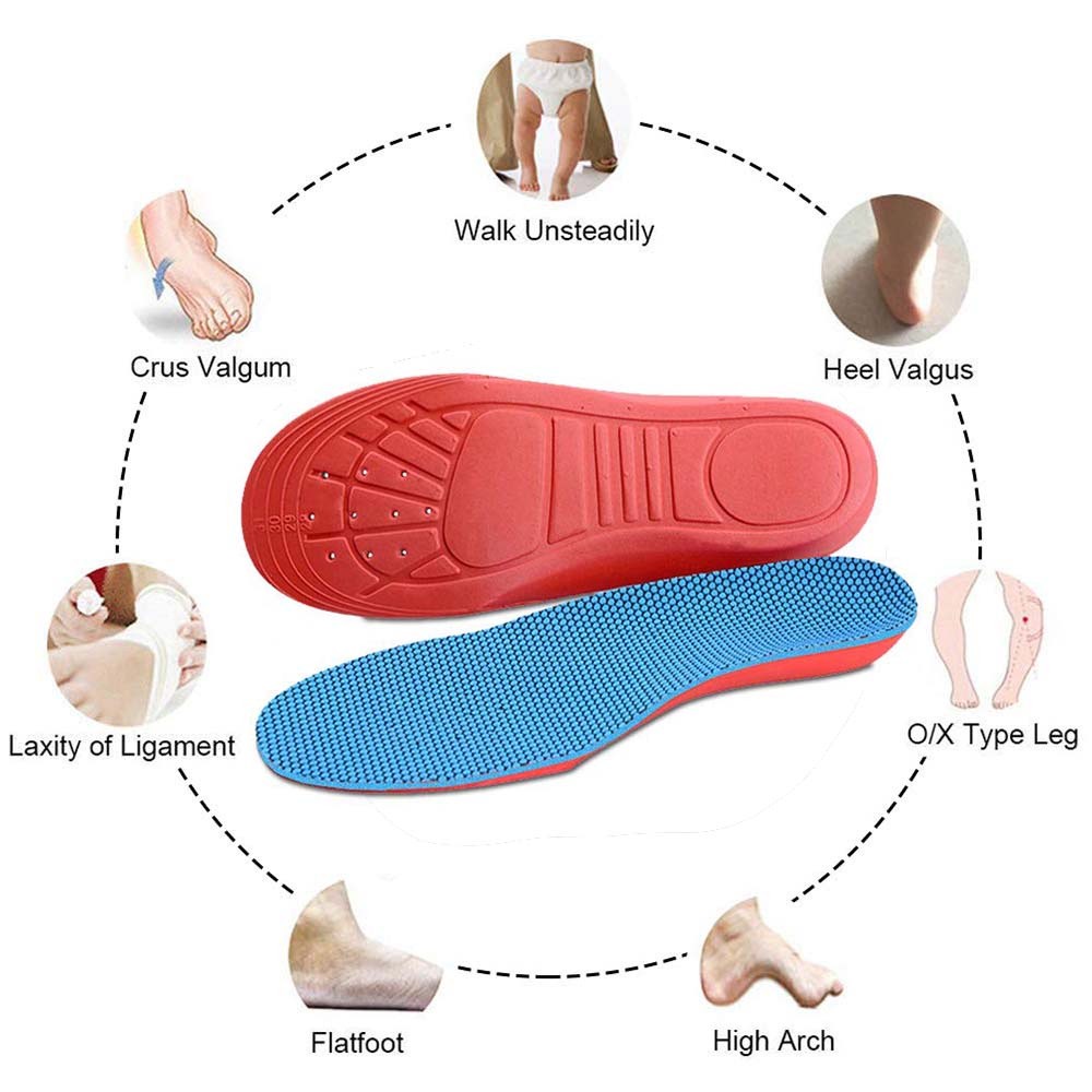 Training Running Kids Children Orthopedic Insoles Shoes Flat Foot Arch Support Orthotic Pads Correction Health pad ca... - Image 2