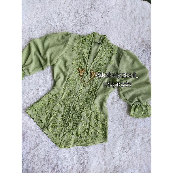 Durable Reliable Balinese Embroidered Velvet KEBAYA Top Only Multi Premium - Image 2