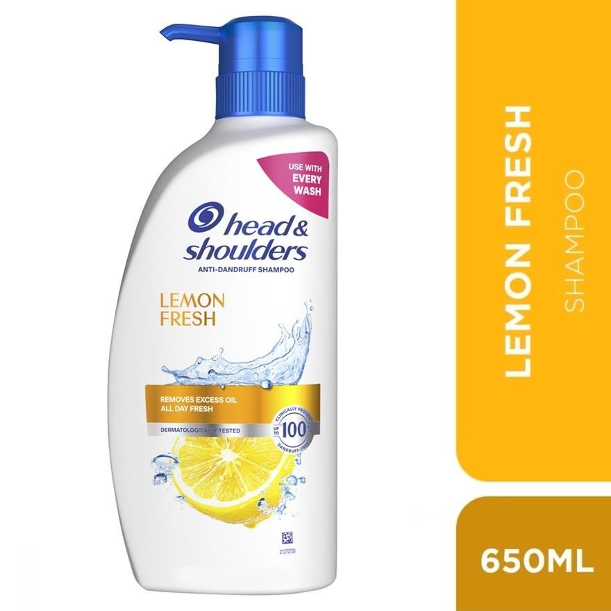 HEAD&SHOULDERS Lemon Fresh Shampoo 650ml