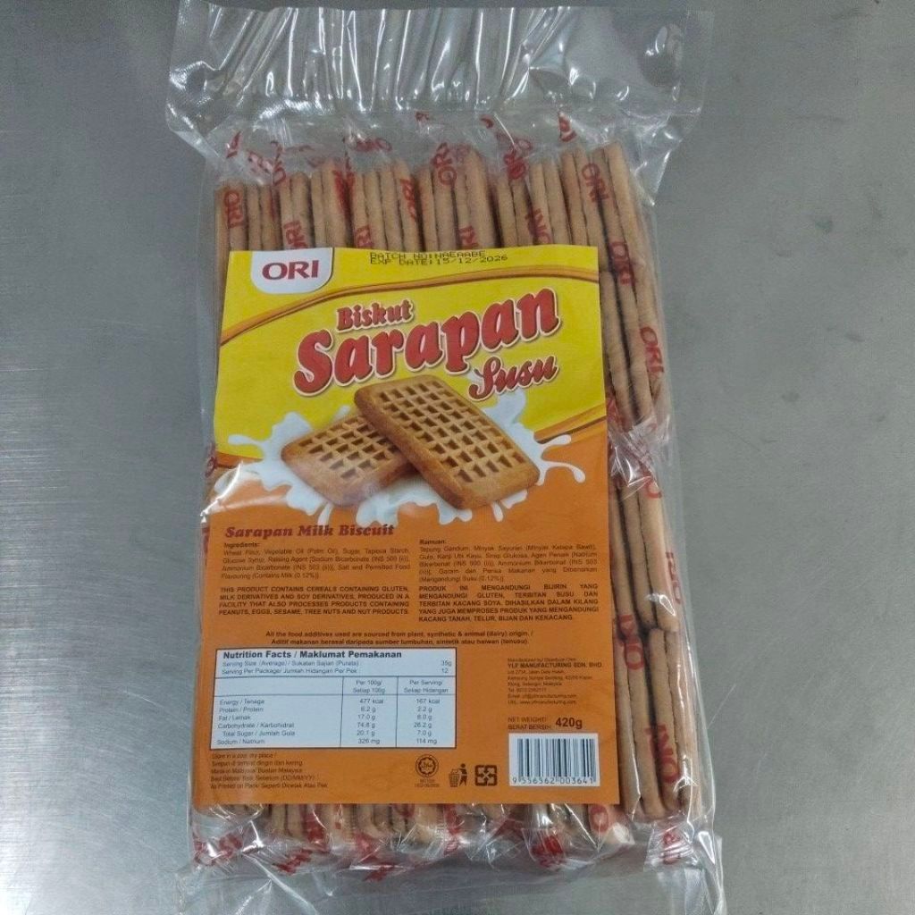 ORI Biskut Sarapan Susu-420g