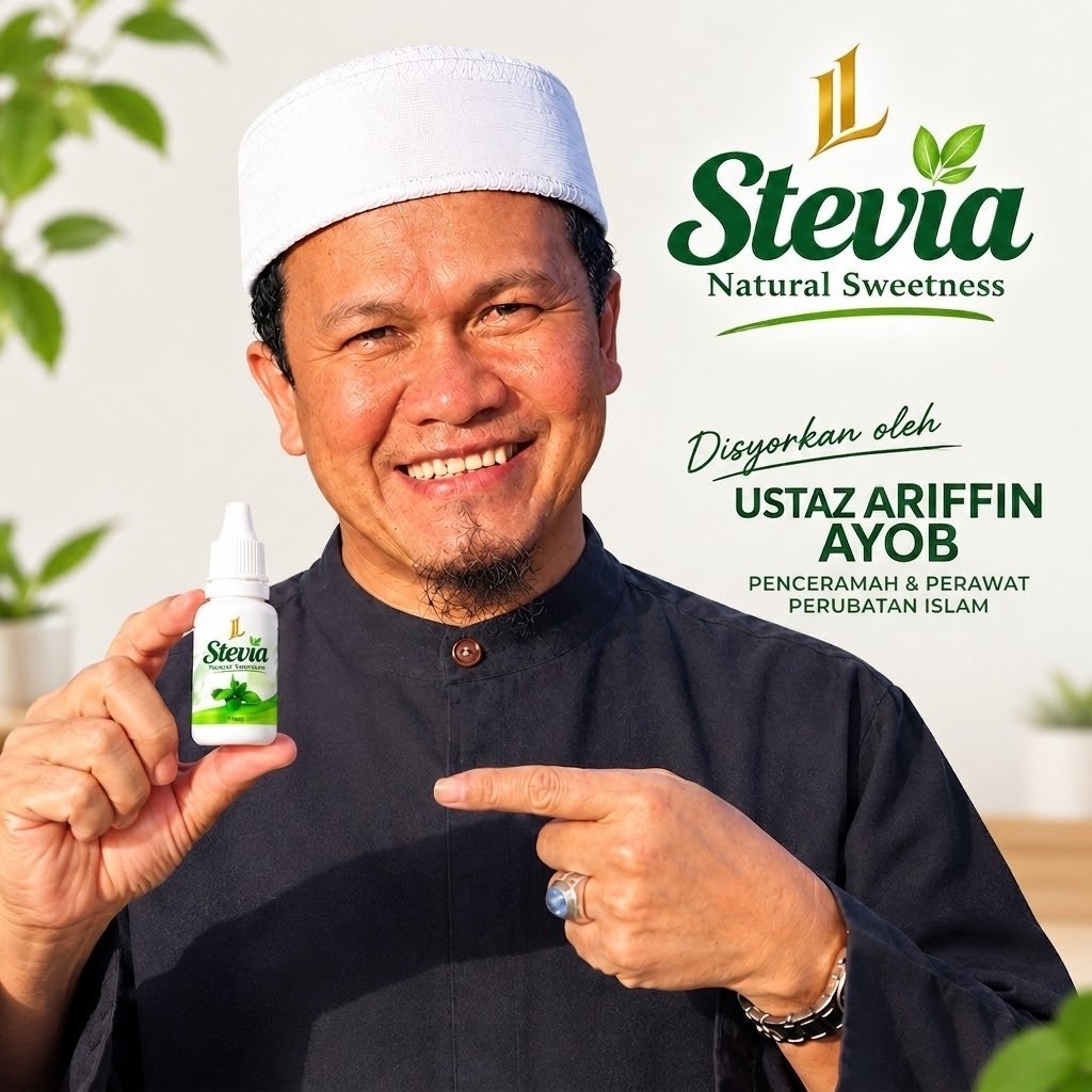 Stevia Sweetener Liquid 10ml | Zero Sugar Sweetener | Pengganti Gula Kencing Manis | Keto Friendly