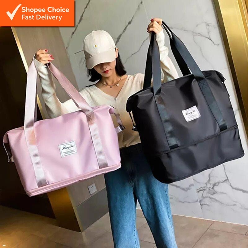 Beg Foldable Large – Waterproof Nylon Duffle for Luggage, Gym, Sports, Yoga