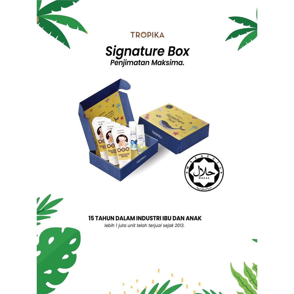 Tropika Baby Herbal Cream Viral Neelofa [Free Baby Oil & Shower Gel Tropika Signature Box]