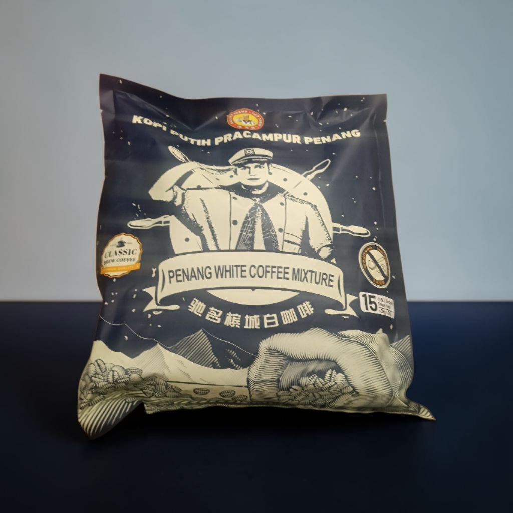 [SC] Salute Brand Penang White Coffee (No Sugar) 25gm x 15's