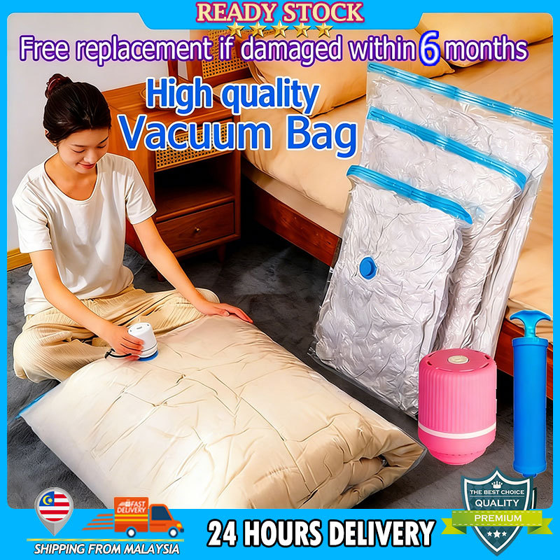 Vacuum Bag Thicken Resealable Travel Storage Bag Save space Vacuum Storage Bag with pump Compressbag 真空压缩袋