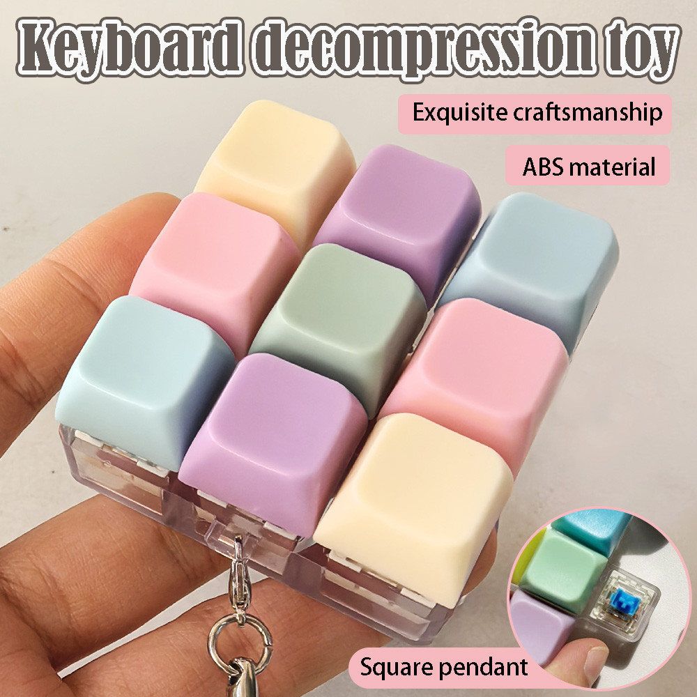 Toys Keyboard Fidget 9-key Party Simulated Keychain Stress Relief Toys Finger