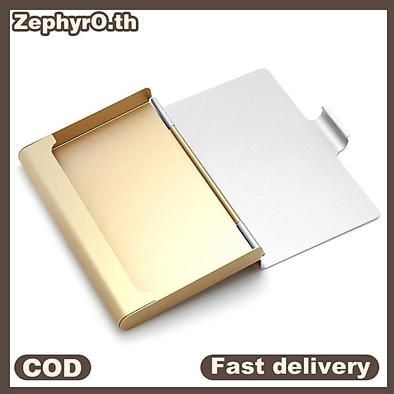 null Creative Business Card Case Aluminum Alloy Card Holder Metal Box Cover Credit Men Business Card Holder Card Metal Wallet null