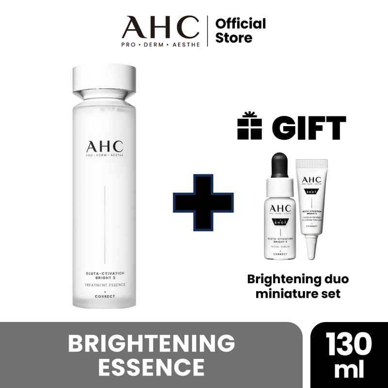 [STARTER KIT] AHC Pro Shot Gluta-ctivation Bright 3 : Treatment Essence FREE Gluta Mini Duo