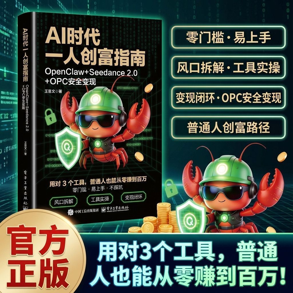 【greatmall】简体字AI时代一人创富指南赚钱手册实用指南书AI助手智能体AI效率用对工具普通人也能从零赚到百万