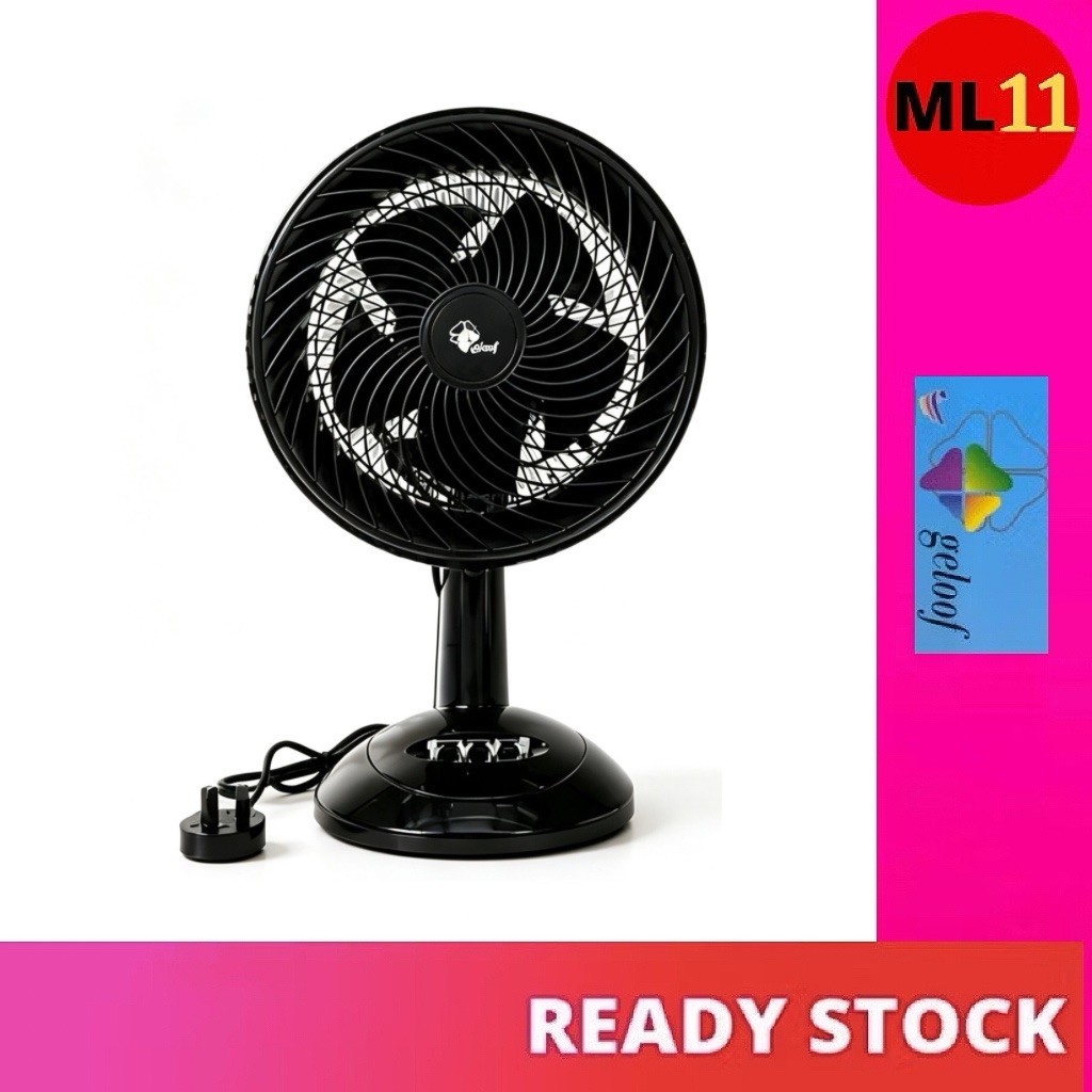 GELOOF (10” / 12”) Kipas Meja Kipas Angin Turbo Table Fan Adjustable Table Fan GLF-1588 GLF-2588