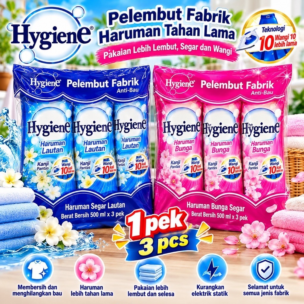 hygine spray tudung dan pakaian FRESH OCEAN/PERFUME SMOOTH STARCH