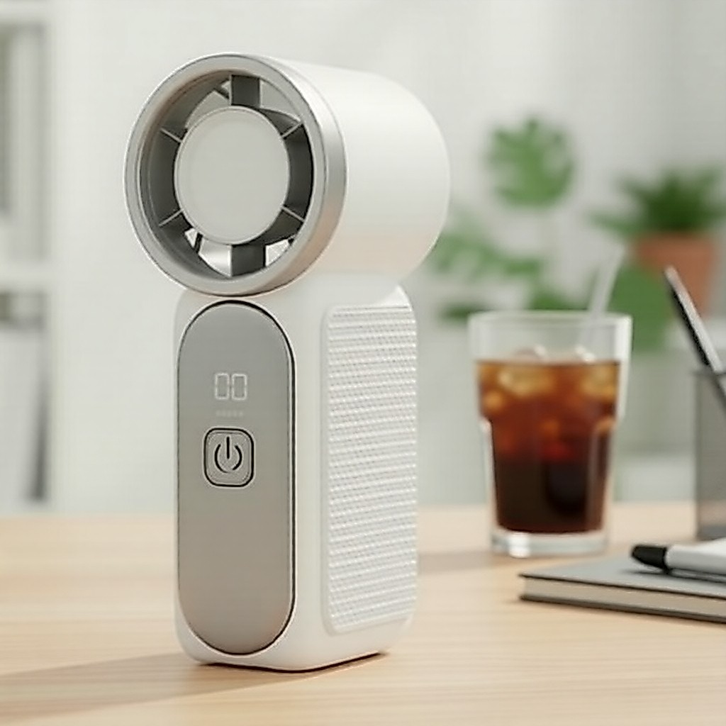 X688 Portable Mini Handheld Fan, USB Rechargeable, Turbo Power, Long-Lasting Battery for Outdoor Use X688 Kipas Mini Mudah Alih, Turbo Kuasa Tinggi, Hayat Bateri Panjang, Boleh Cas Semula USB