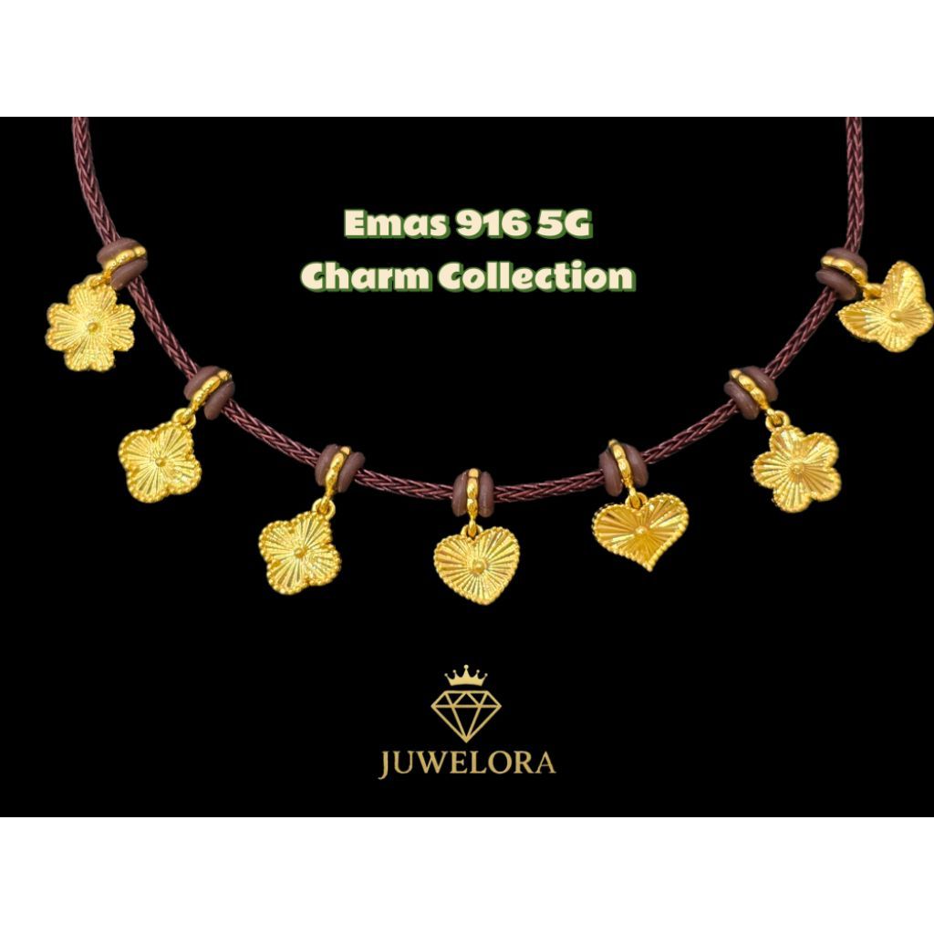 Juwelora Emas 916 3L I Charm Collection I Loket Koleksi | Emas Bajet I Emas 916 I #emasbajet #emas916 #emasmalaysia