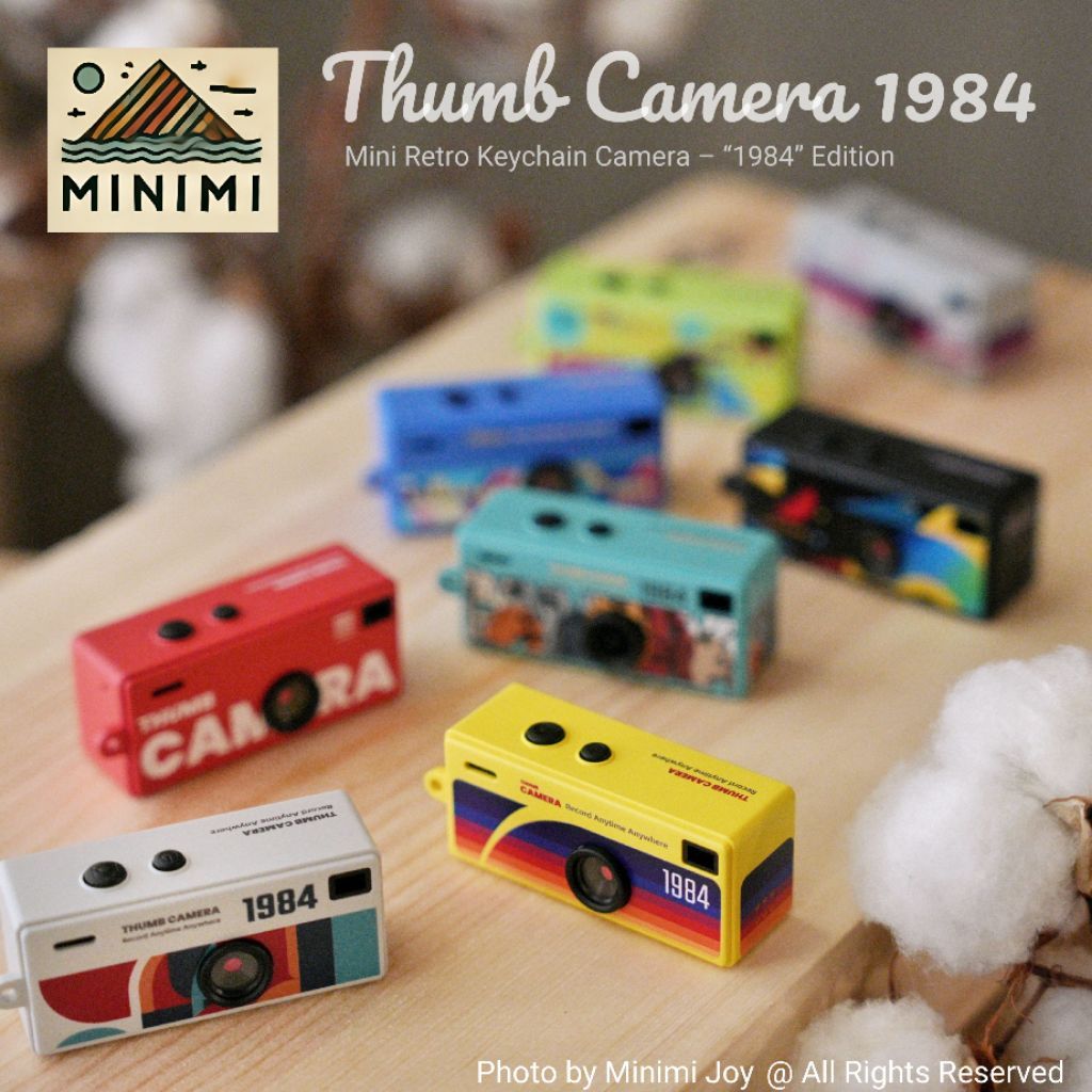 Thumb Camera G6 [Ready Stock✨✨] Keychain | 1984 | G6 | Gift | Retro | Mini Digital Camera | Vintage | minimi joy