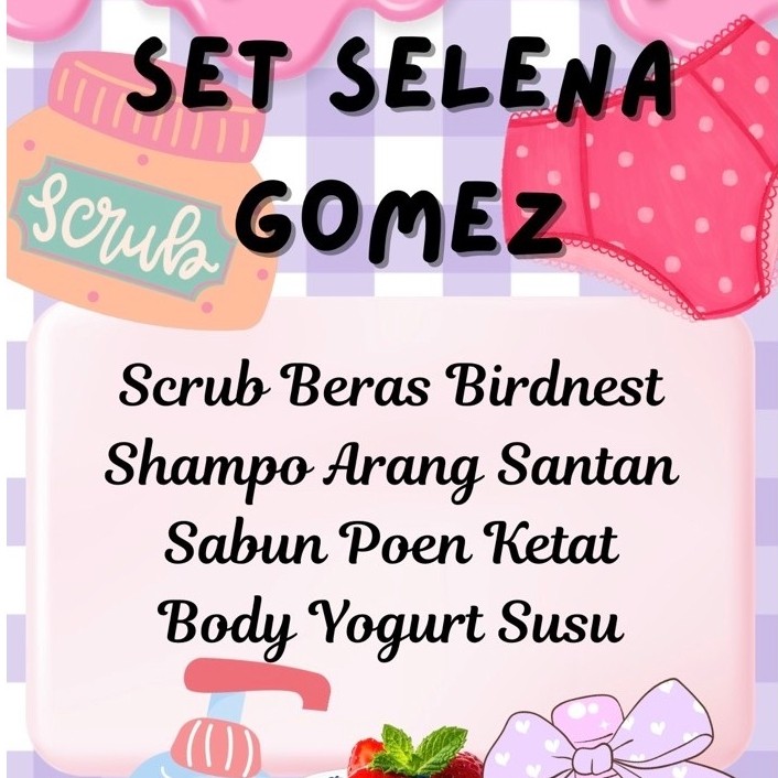 SET PRODUCT SELENA GOMEZ MENDONIA