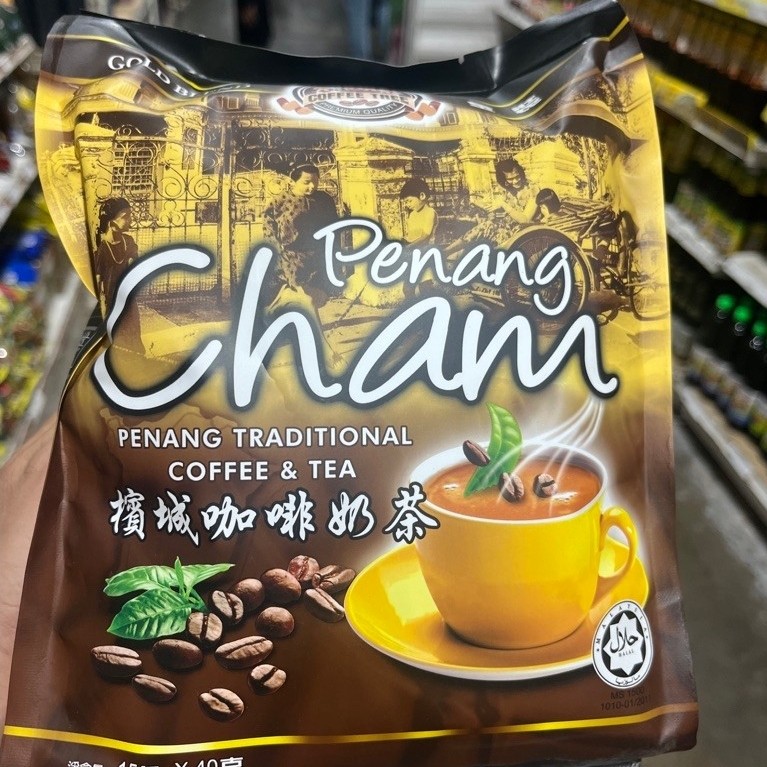 Coffee Tree Penang Cham - Instant Mixed Coffee Tea Drink - Penang Cham