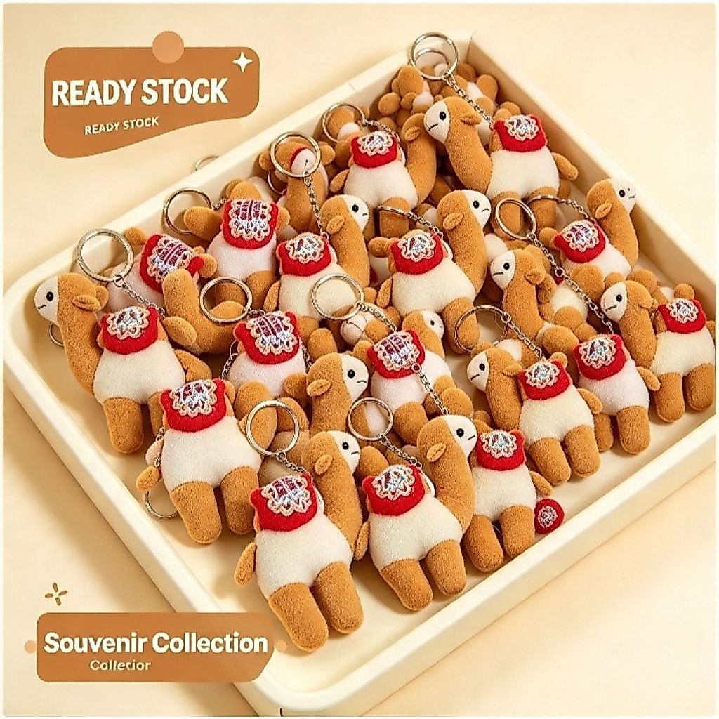 GANTUNGAN UNTA CAMEL DOLL KEYCHAIN 1Dozen 12pcs SOUVENIR GIFT UMRAH HAJI