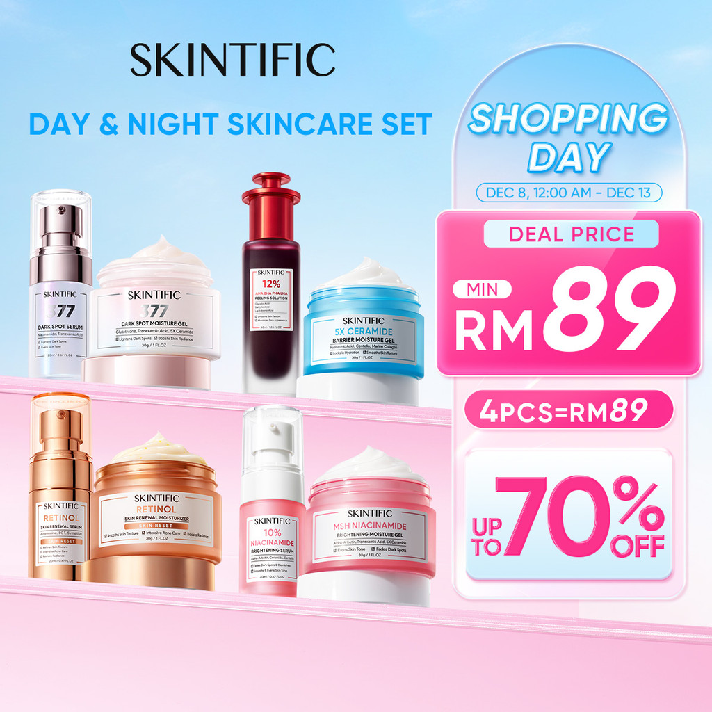 <DayNight best skincare combo>SKINTIFIC Ceramide Barrier Repair Niacinamide Brightening 377 Dark Spot Anti-aging Retinol