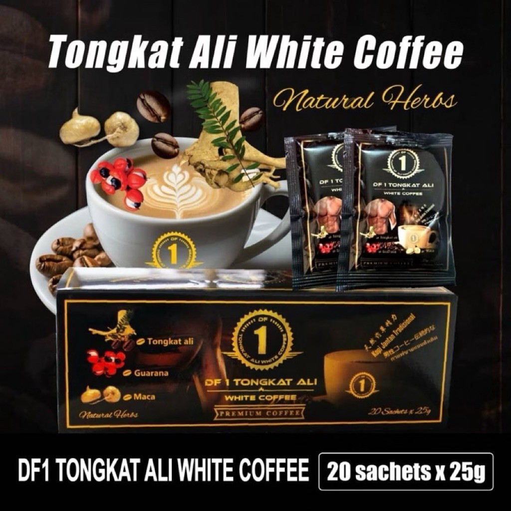 DF1 Tongkat Ali Coffee 20 sachets*25G/box new stock - 20Pcs