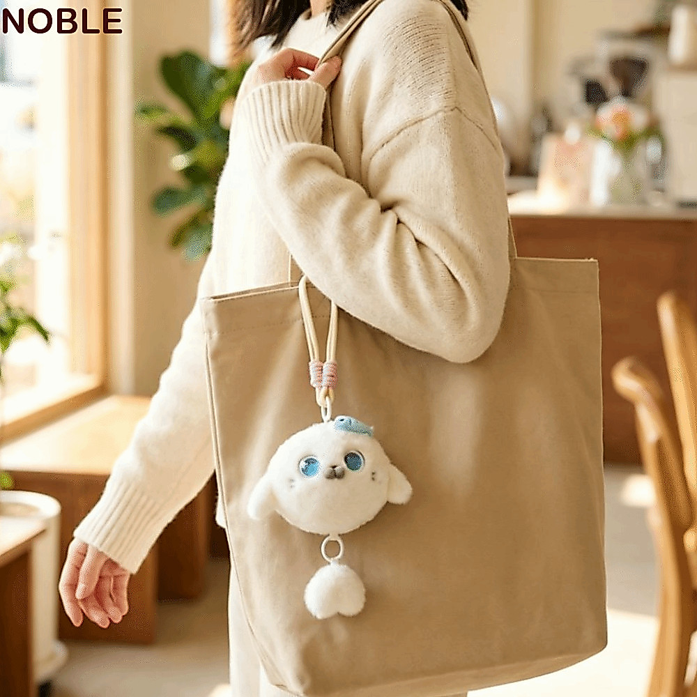 NOBLE AI Cat Plush Toy, AI Continuous Dialogue Intelligent Voice Communication AI Cat Spirit Pendant, Personal Companion Winking Interaction AI Cute Pets AI Companion Doll KeyChain