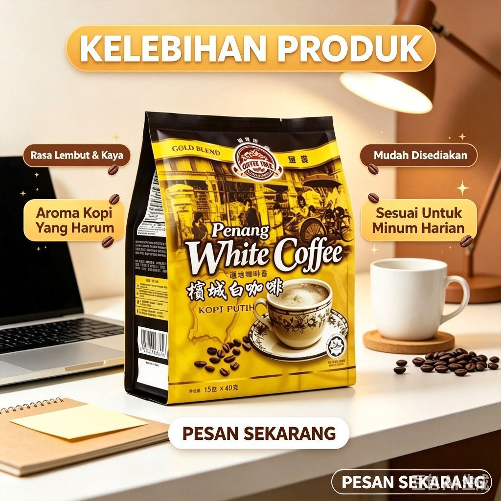 White Coffee Penang Malaysia - KOPI PUTIH PENANG ORIGINAL