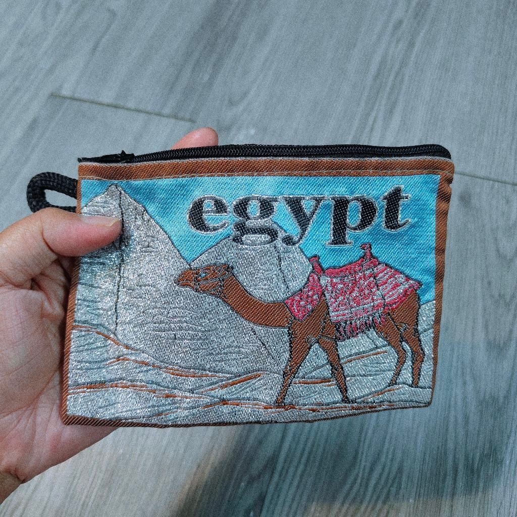 Pouch Beg Kecil Egypt Unta Pyramid - Used Souvenir