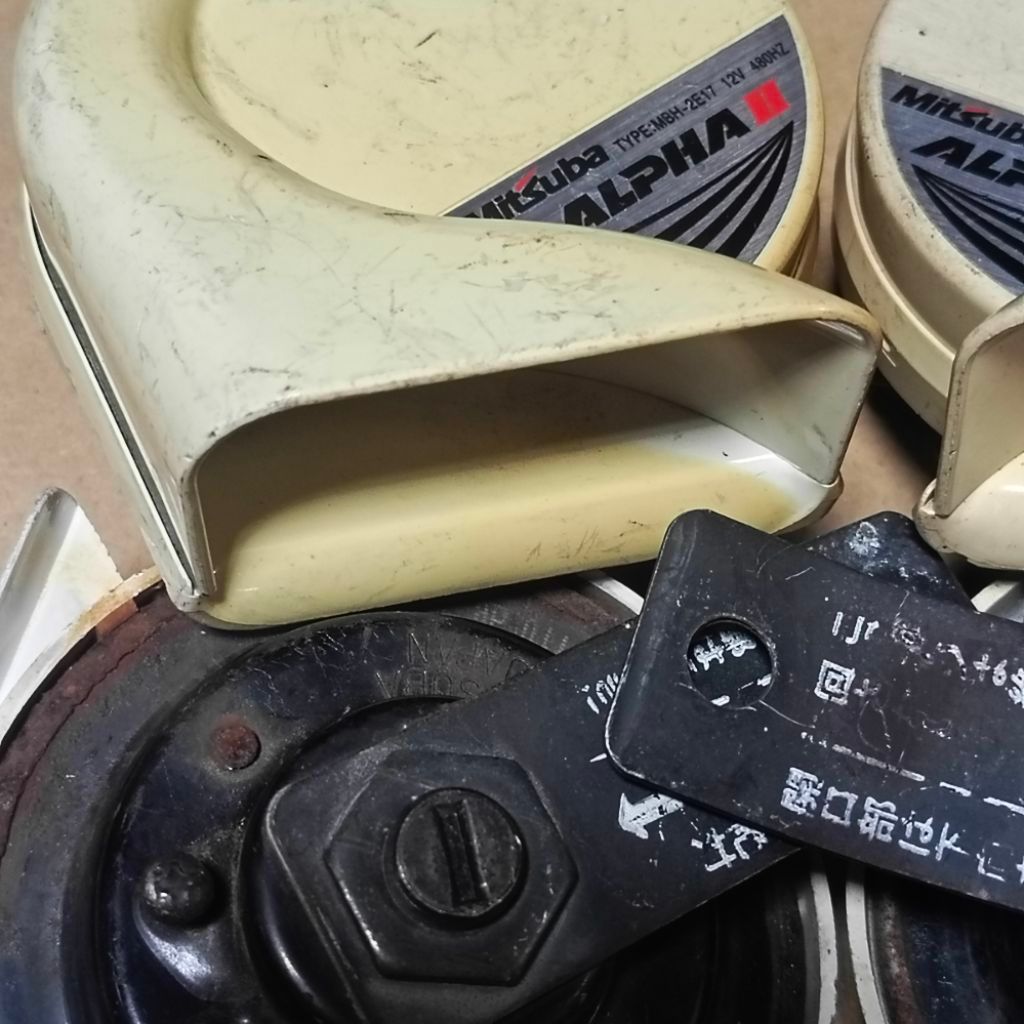 🇯🇵aksesori🇲🇾sparepart🔥kereta✅Mitsuba ALPHA II Type-MBL-2E18 12V 400Hz Electric Horn Bell