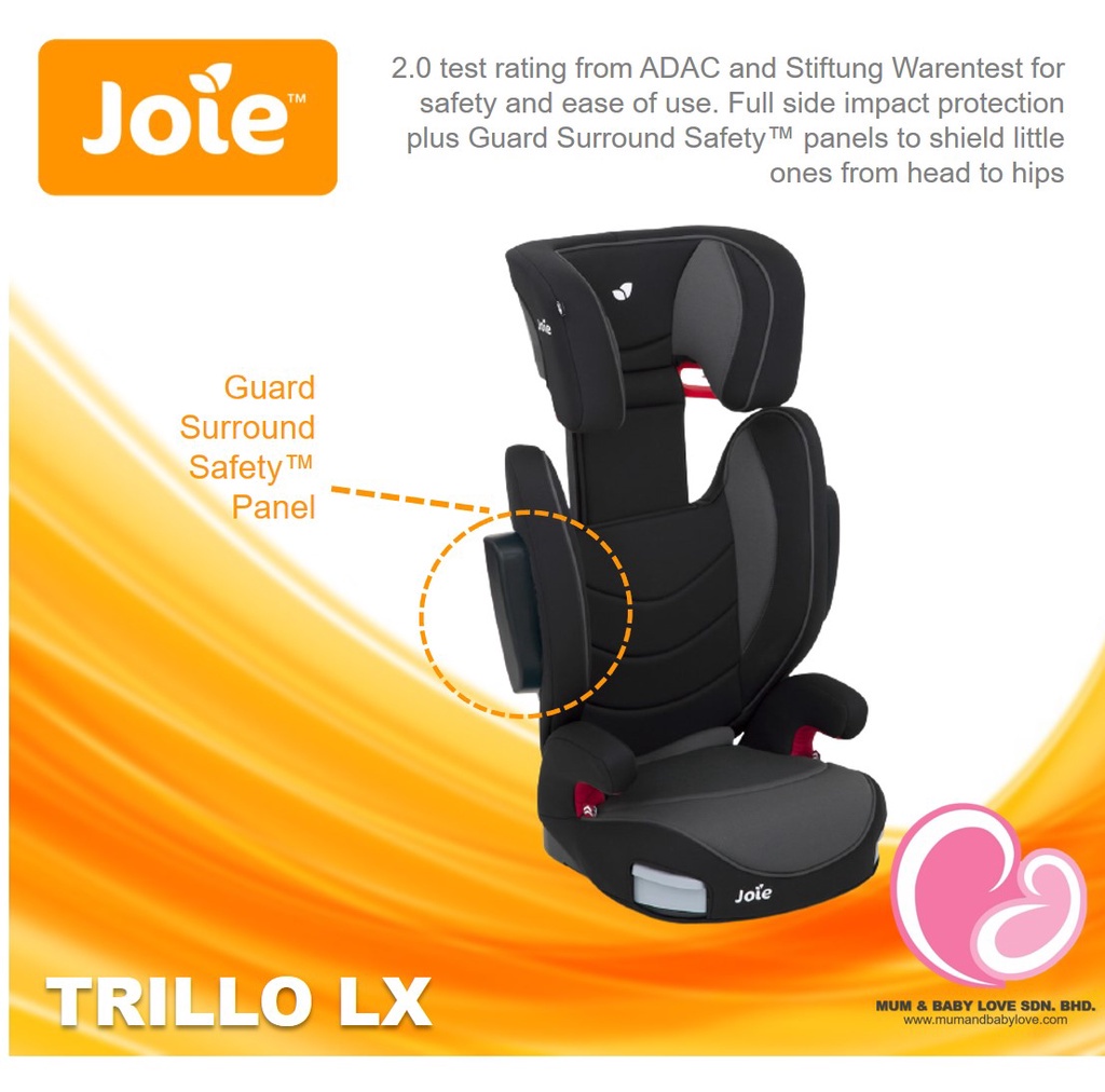 Joie trillo retailer isofix