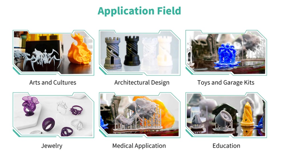 Sunlu high toughness 3d printer resin, fast curing strong 405nm photopolymer resin for 2k 4k 8k lcd dlp sla resin ,1kg